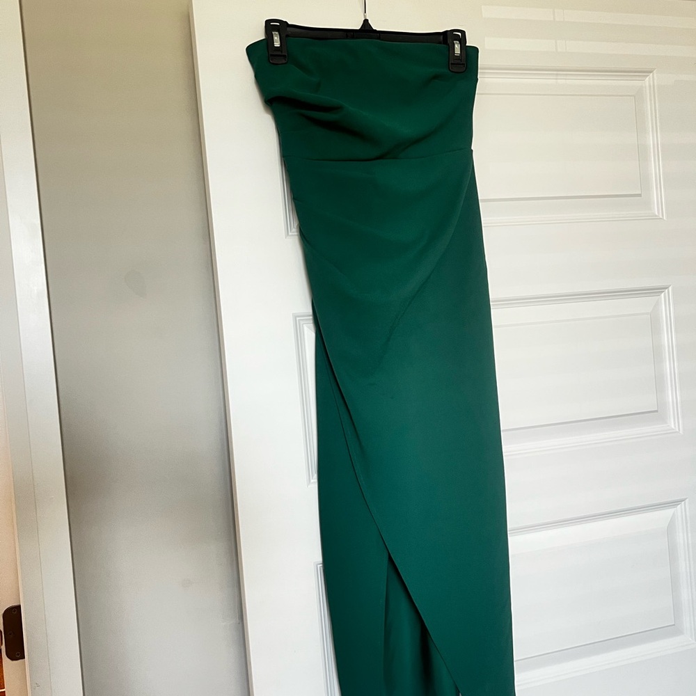 Abercrombie & Fitch Green Strapless Dress